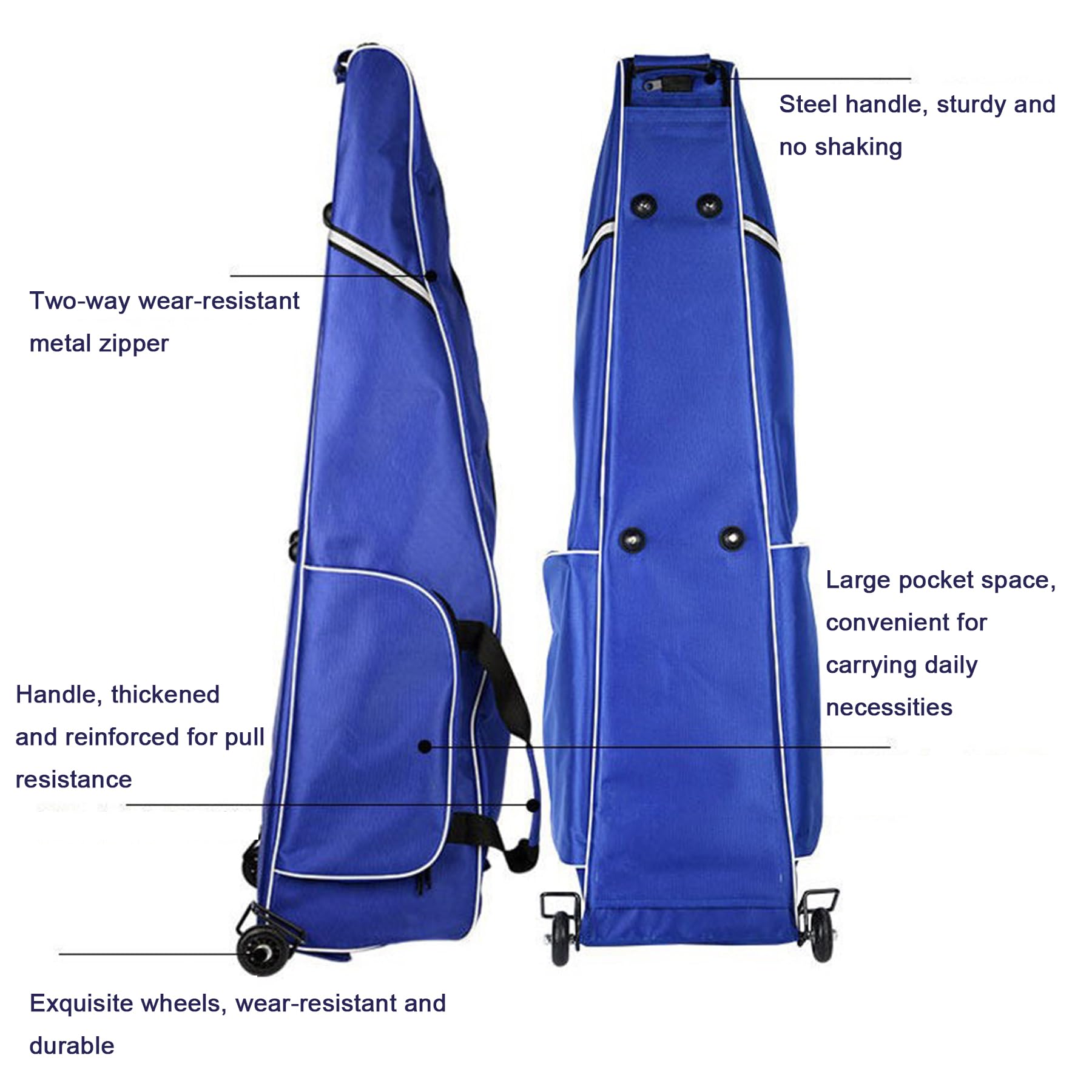 wasserdichte Fechttasche mit Rollen Fechtausrüstungstasche für Degen Säbel Florett Robuste Fechtausrüstung Tasche mit Rädern Fechtschwert Tasche Erwachsene Jugendliche