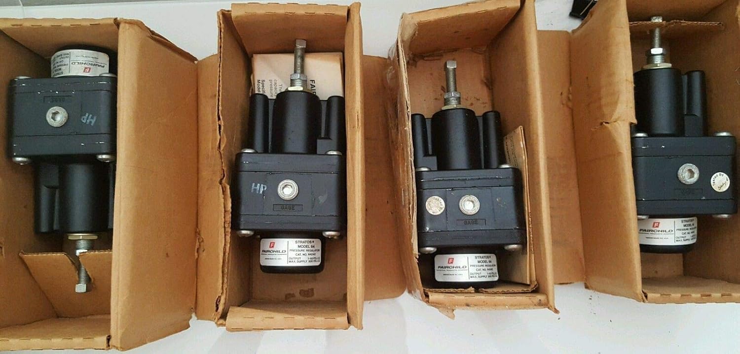 FAIRCHILD Stratos New M64 Pressure Regulator 1-60 PSI #64242
