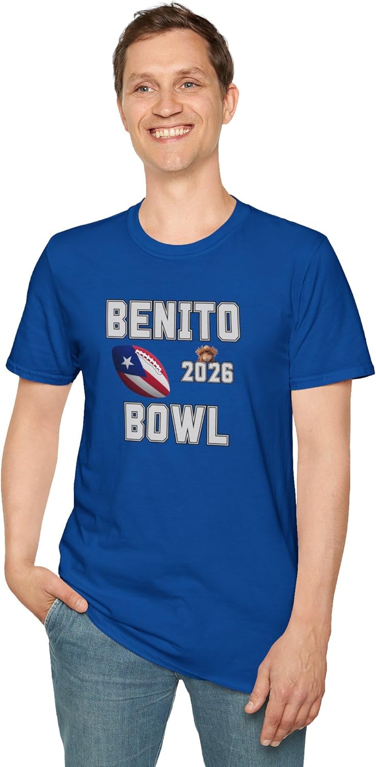 Benito Bowl Halftime 2026 Shirt T-Shirt, Benito Bowl Shirt, Football Fan Gift, Benito Tee, Puerto Rico Heritage Boricua Tee