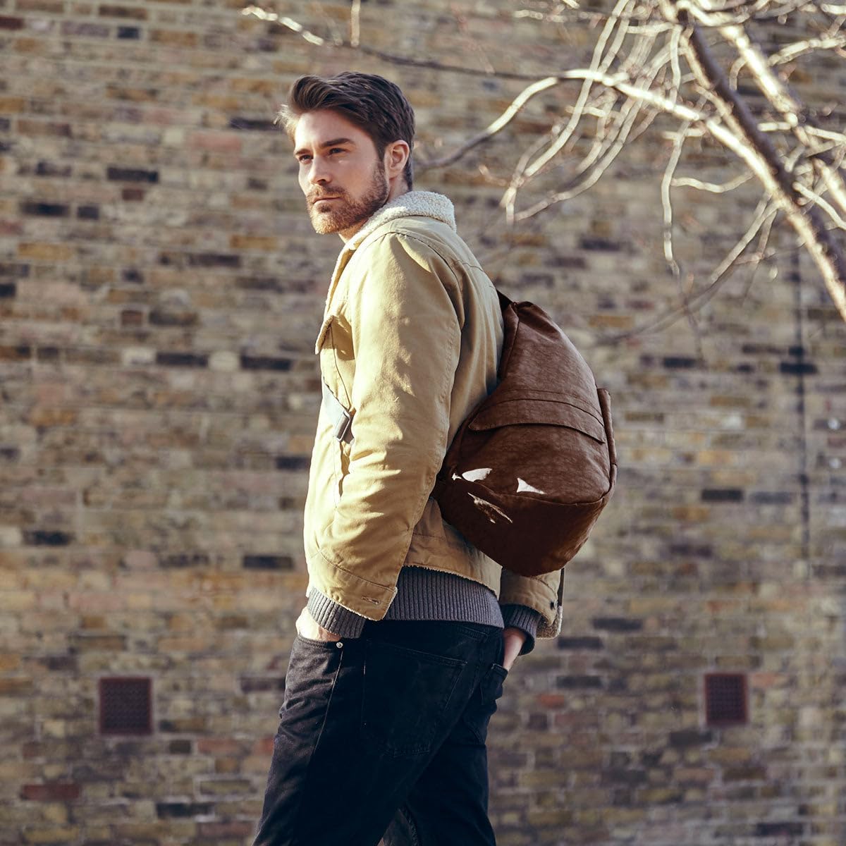 AmeriBag 19" Nylon Healthy Back Bag Ergonomic Crossbody Sling for Everyday Use, Travel & Walking Comfort - Image 13