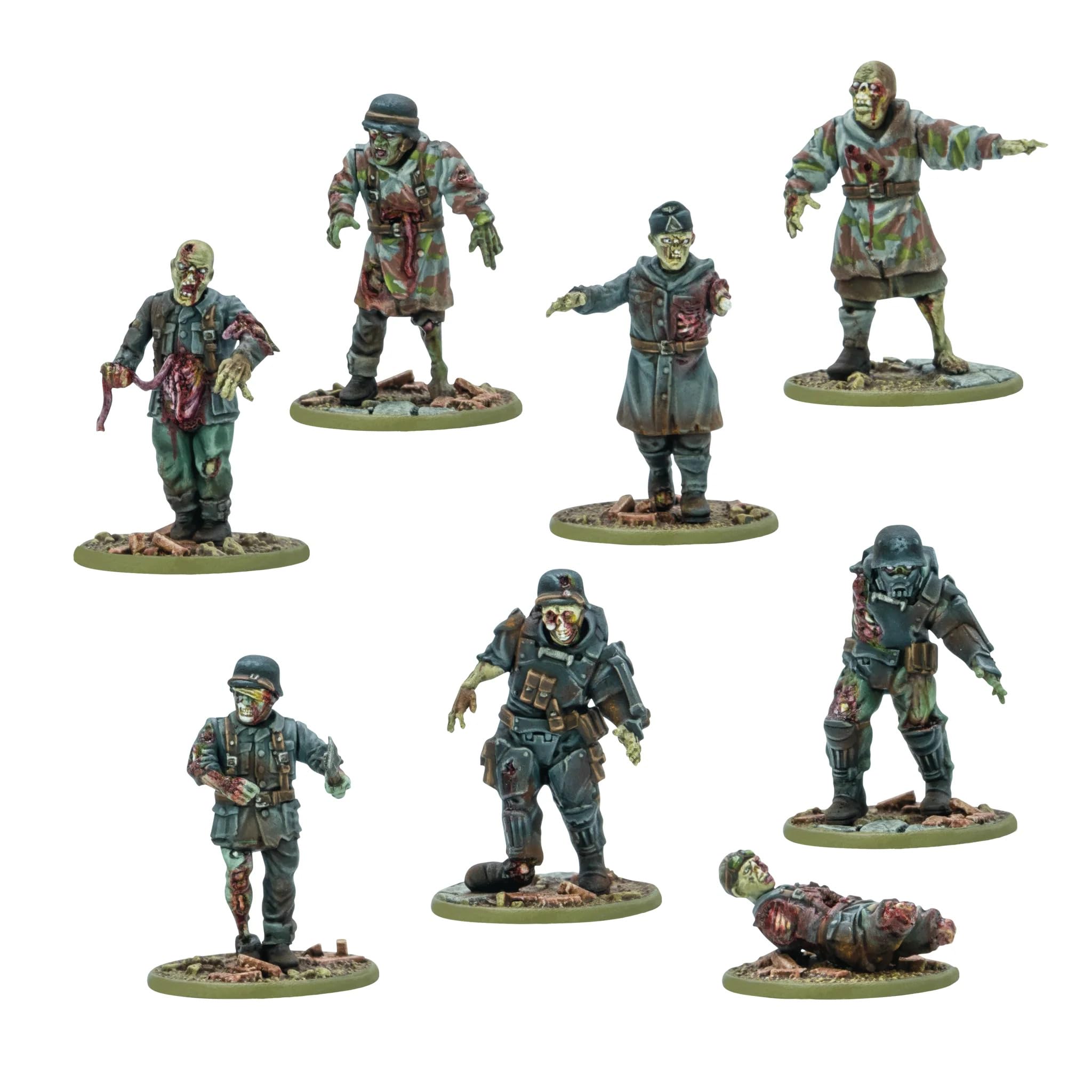 Warlord Games Totenkorps Horde – Axis Miniatures en plastique pour Konflikt 47 miniatures très détaillées à l'échelle de 28 mm