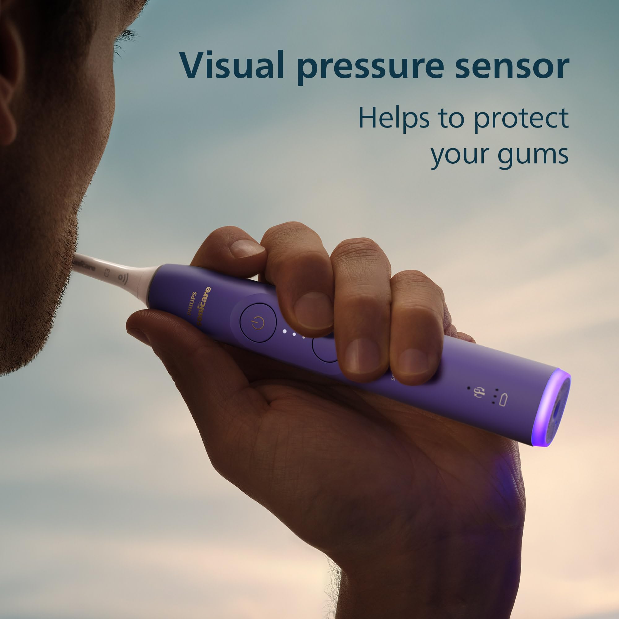 Philips Sonicare Spazzolino elettrico serie 6700 - Tecnologia Sonicare di nuova generazione, sensore di pressione, 9 impostazioni di spazzolatura, SmarTimer, BrushPacer, 21 giorni di autonomia