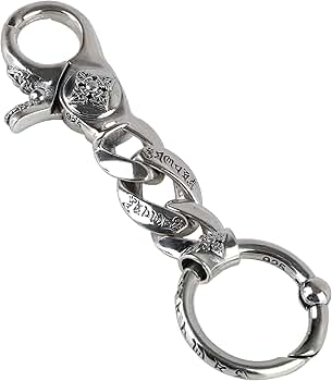 CH キークリップ　シルバー Amazon.co.jp: 「silverKYASYA」シルバー925 クロスキーチェーン