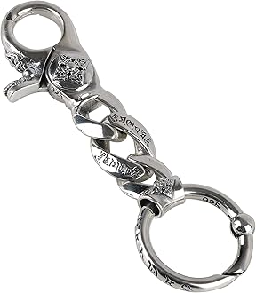 Amazon.co.jp: silver KYASYA: キーチェーン、キーリング