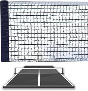 Nylon Table Tennis Replacement Net,Black Ping Pong Net String Tension Equipment Accessories Polyester Cotton for Indoor Outdoor,Ping Pong Nets Fits Any Standard Sized Table Tennis Table