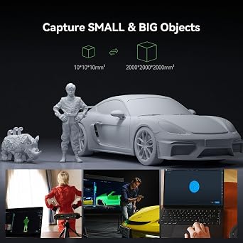 Creality 3D Scanner CR-Scan Otter & SainSmart GT-3 High Speed Matte PLA Filament 1.75mm