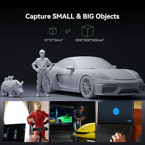 Creality 3D Scanner CR-Scan Otter & SainSmart GT-3 High Speed Matte PLA Filament 1.75mm
