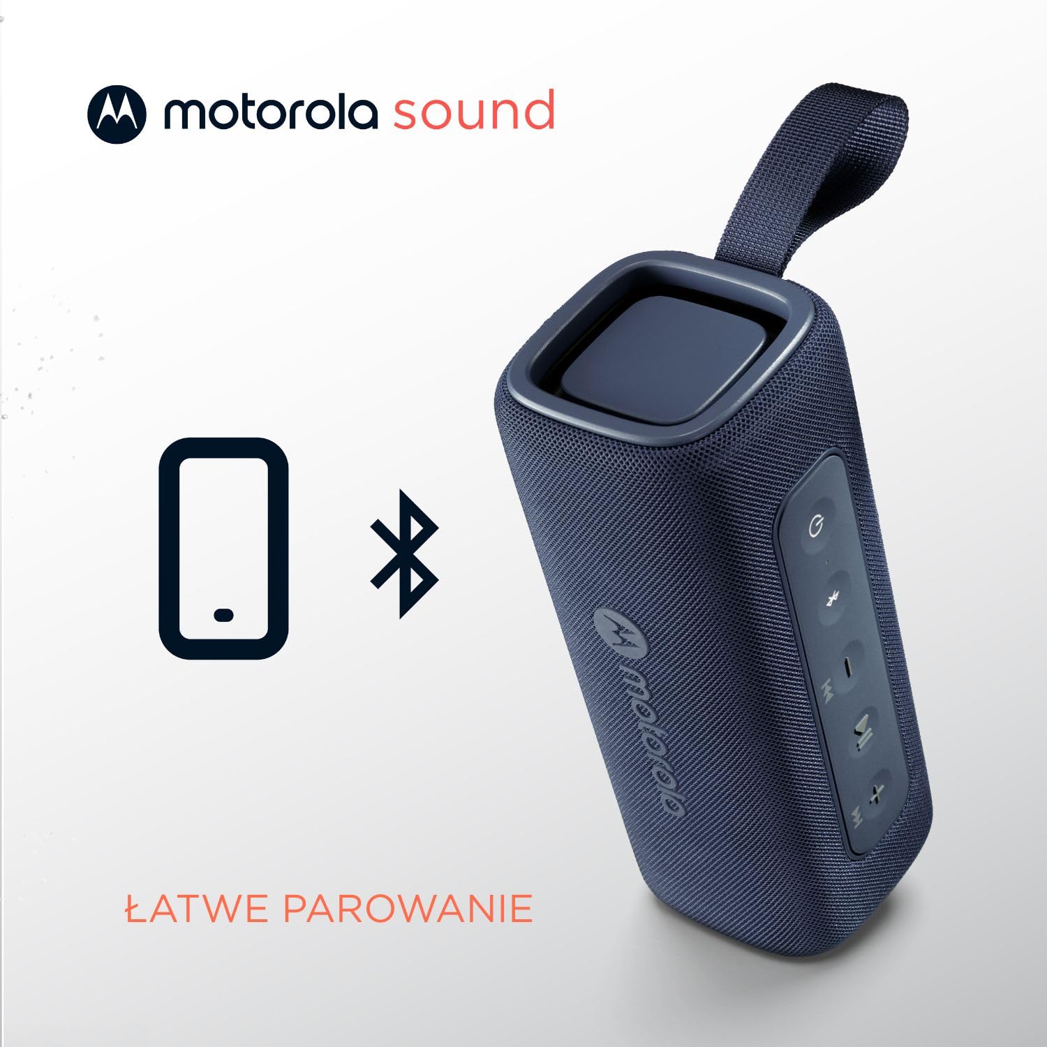 Motorola Sound ROKR 600 Głośnik bezprzewodowy Bluetooth – mocny dźwięk 30 W, wodoodporność i pyłoszczelność, 6 godzin odtwarzania, kolor niebieski