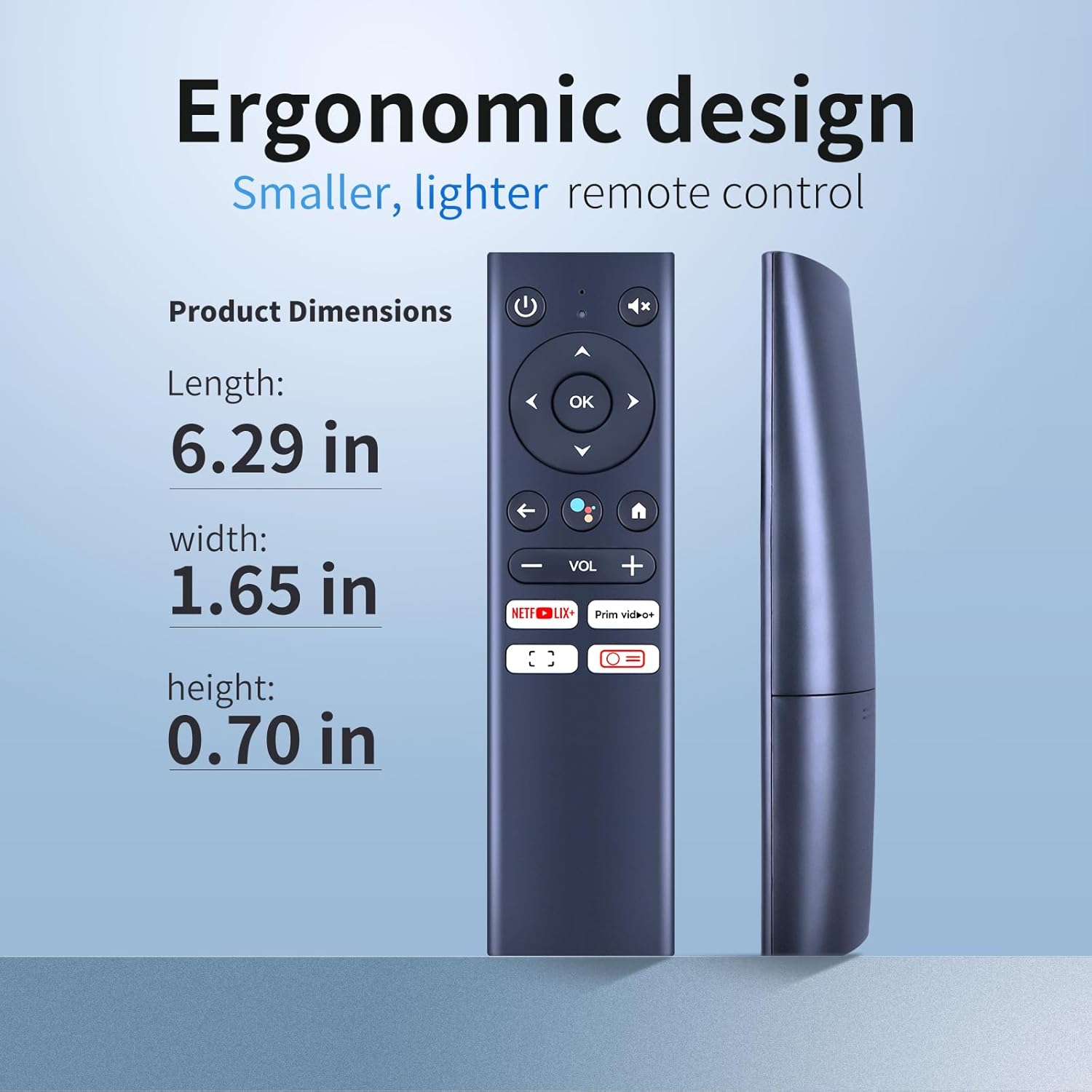 ZWP Projector Replacement Voice Remote Control Compatible with ETOE E2 Pro & D2 Pro & E3 Pro, Kodak FLIK HD9 RODPJSHD9W RODPJSHD9B, CiBest 4K Projector