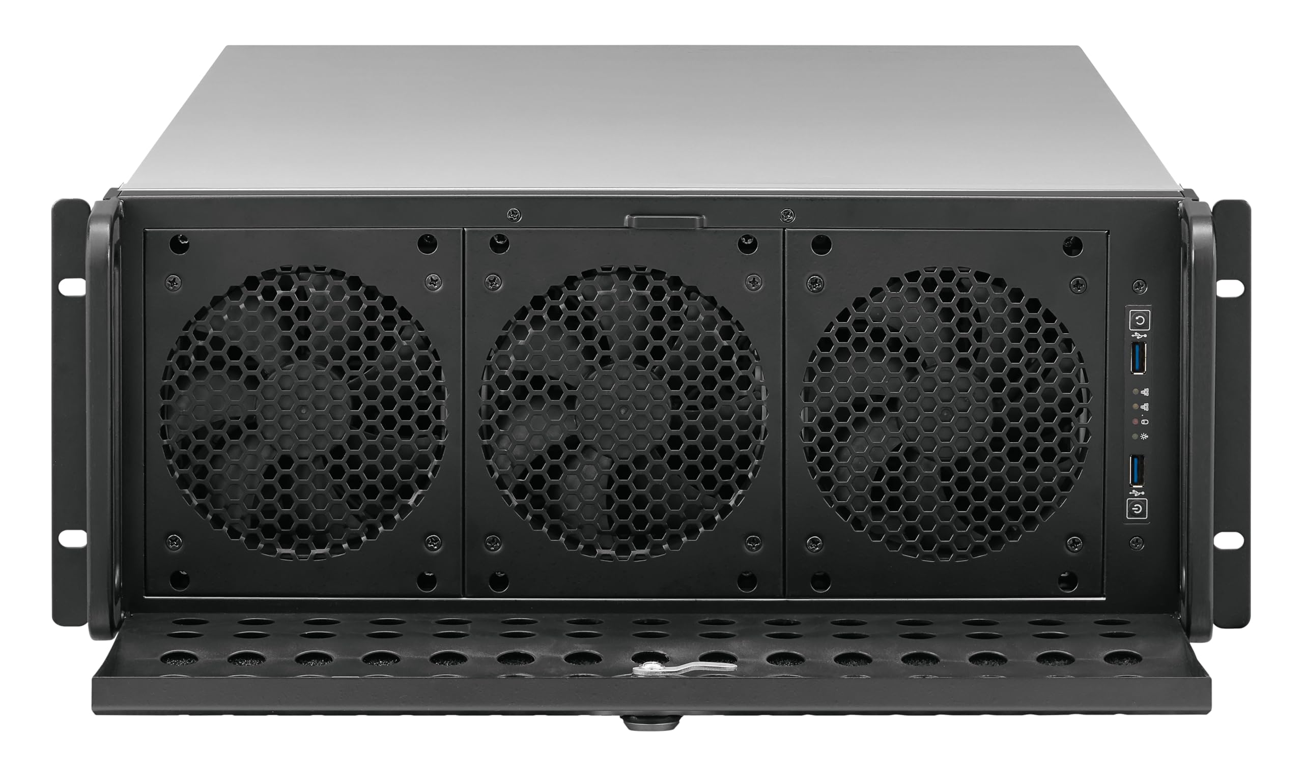 Rosewill Chasis de Servidor 4U Sudokoo Edition con 6 Ventiladores Sudokoo SK120 PWM de Alto Flujo de Aire | 15 bahías de Disco Duro de 3.5 | Compatible con E-ATX | 2 USB 3.0 | Cerradura y Llave del