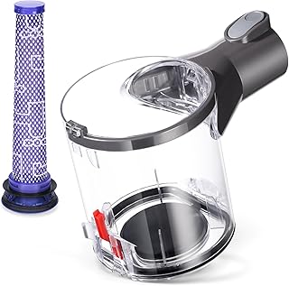 Bandeja de polvo para Dyson V6 DC58 DC59 DC62 DC74 aspiradora, con interfaz de basura repuestos, bandeja de recuperación reemplazo para aspiradora inalámbrica pieza No.965660-01