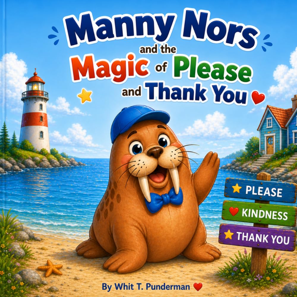 Manny Nors and the Magic of Please and Thank You: A Punderful Story For Children about Kindness Story About Manners, Gratitude, and Friendship for Kids Ages 3–7