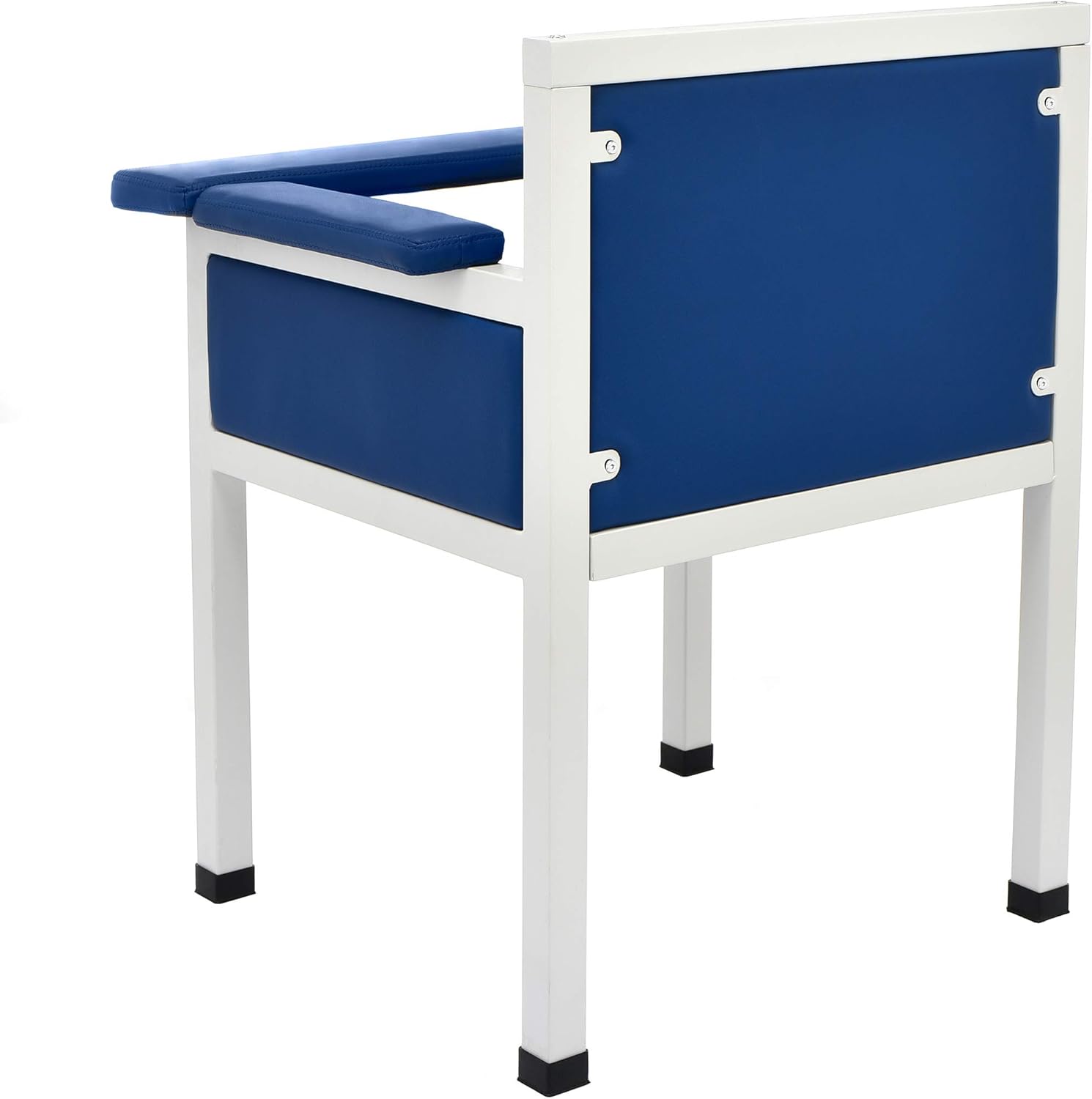 AdirMed Luxe Upholstered Blood Drawing Chair – Padded Phlebotomy Seat w/Adjustable Armrest & Steel Framing – Ideal for Hospitals & Medical Facilities (Blue) : Industrial & Scientific