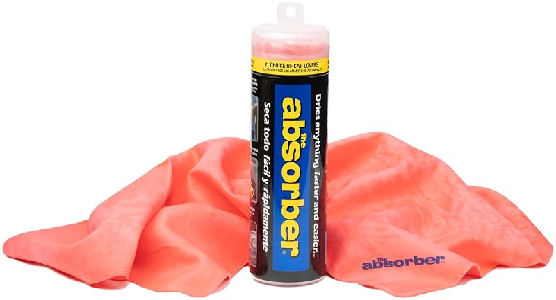 Camurça Sintética para Secagem Automotiva CleanTools the absorber® 68,6 x 43,2 cm Vermelha