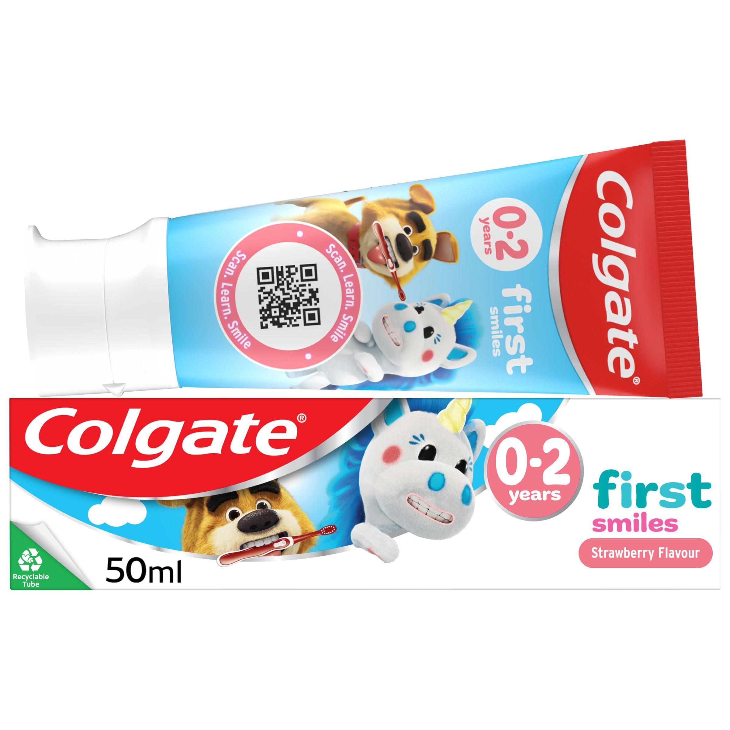 Colgate Kids First Smiles 0-2 Years Strawberry Toothpaste 50ml