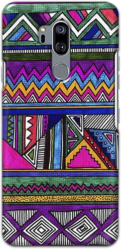 Tribal Blue Pattern Printed Designer Case for LG G7 Plus, G710EM, G710PM, G710VMP, G7G710AWM Back Cover