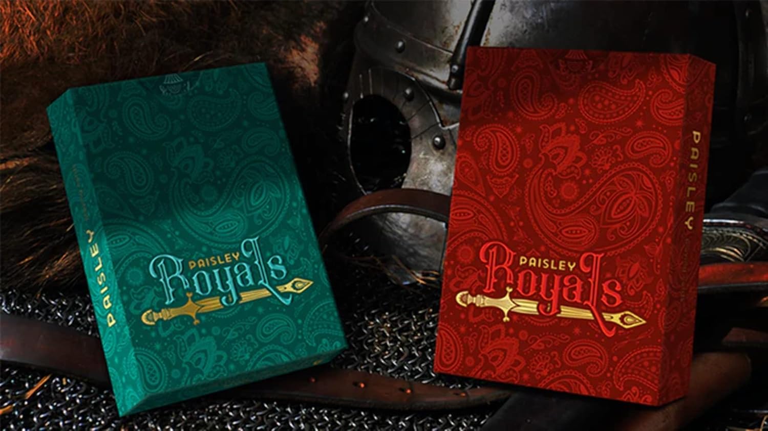 MJM Paisley Royals (Teal) Playing Cards by Dutch Card House Company