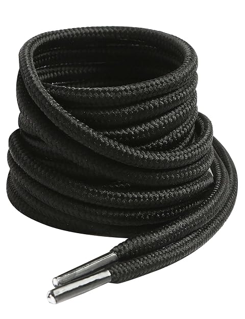 VSUDO 2 Pairs Round Boot Laces 5 32 Outdoor Work Hiking Shoe Laces for Boots
