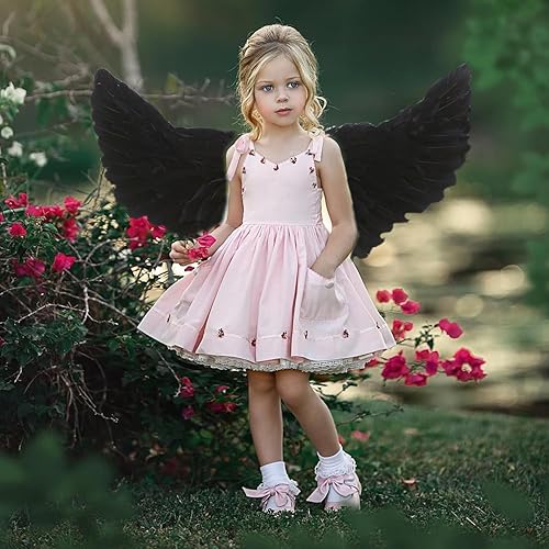 Vista 8 de Angel Wings and Halo,Angel Costume Angel Wings for Kids,Adults,Fairy Wings Halloween Christmas Party Costume