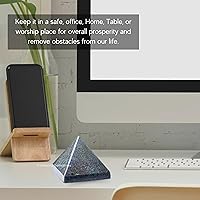 Vista 355 de Amazing Gemstone Amethyst Pyramid Crystal Healing Stones - 2" Great Pyramid Figurine of Natural Stone Pyramid for Meditation, Reiki, Chakra