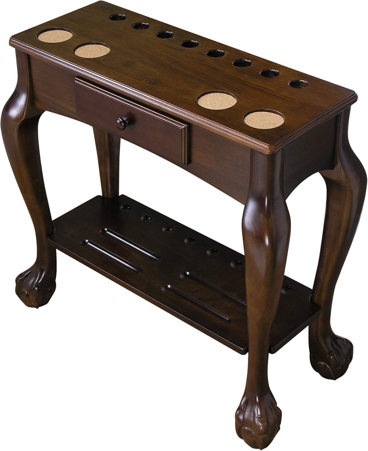 Billiard Cue and Ball rack with Drawer