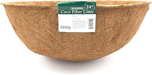 Miniatura 2 de Bosmere F553LVC - Cestas redondas de repuesto de fibra de coco, 20 pulgadas, natural