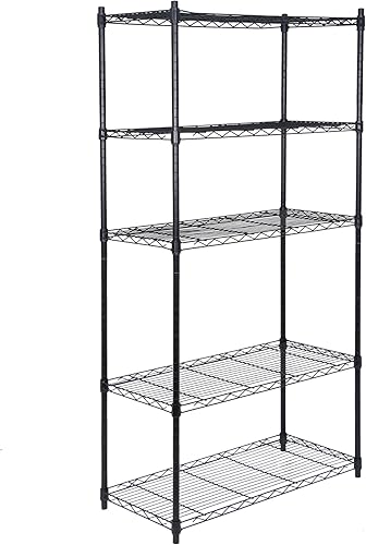 Miniatura 13 de ZenStyle Estantería de almacenamiento ajustable de 4 estantes, estante de alambre organizador de acero resistente, estante de almacenamiento