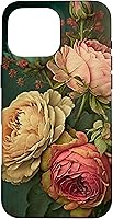 Vista 19 de Funda para iPhone 12/12 Pro Boho Shabby Chic Bohemio Rosas Vintage Flores Floral