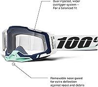 Vista 2 de 100% Gafas Racecraft 2 - Gafas para bicicleta de montaña y motocross - Gafas protectoras para motocross y ciclismo de montaña