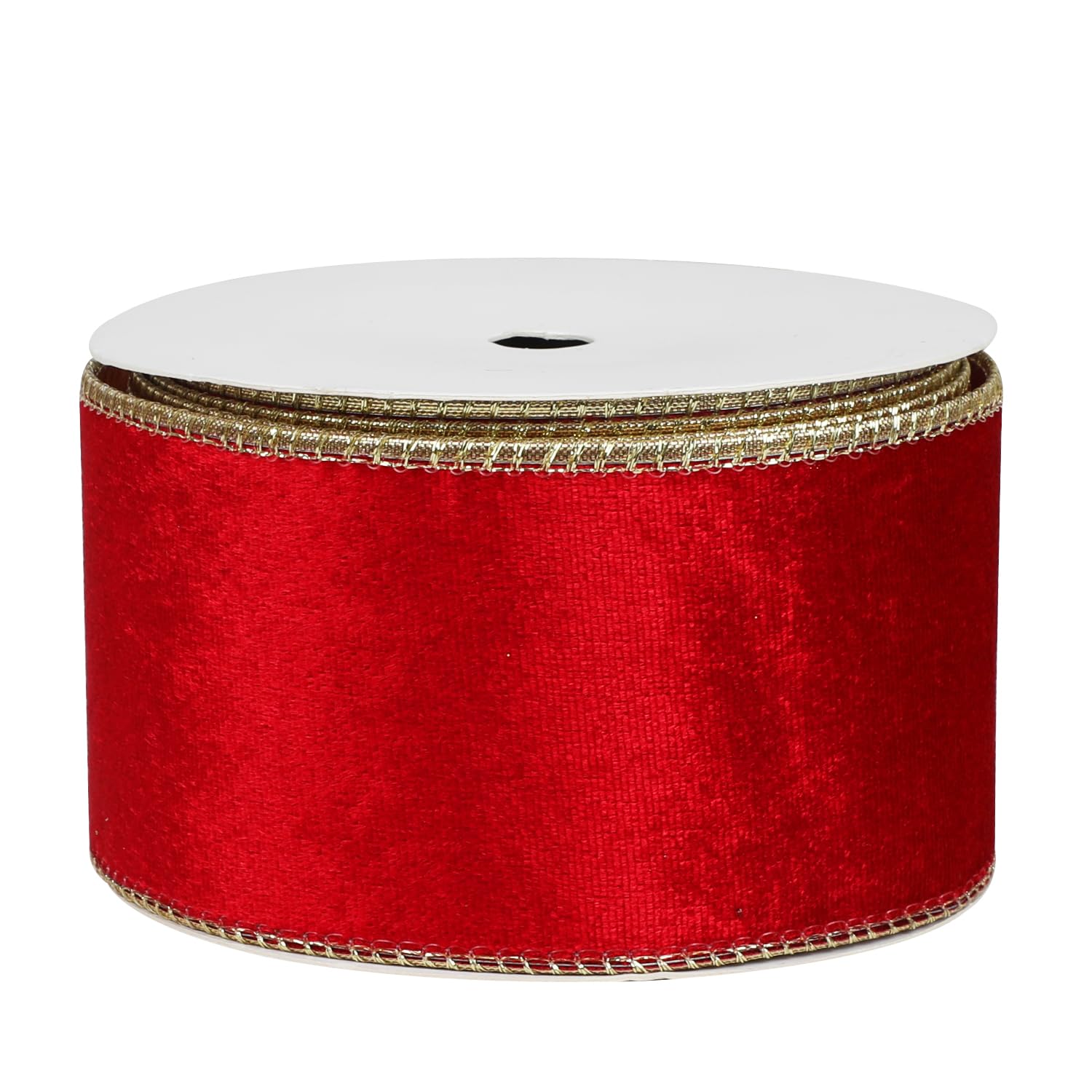 VEYLIN Red Satin Ribbon 63mm, 9m(10 Yards) Double Sided Solid Colors ...