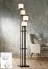 Franklin Iron Works Light Tree Rustic Mission 72 12 Tall Floor Lamp with Smart Socket Bronze Brown Metal White Glass Square Shades for Living Room Living Bedroom Office House Home