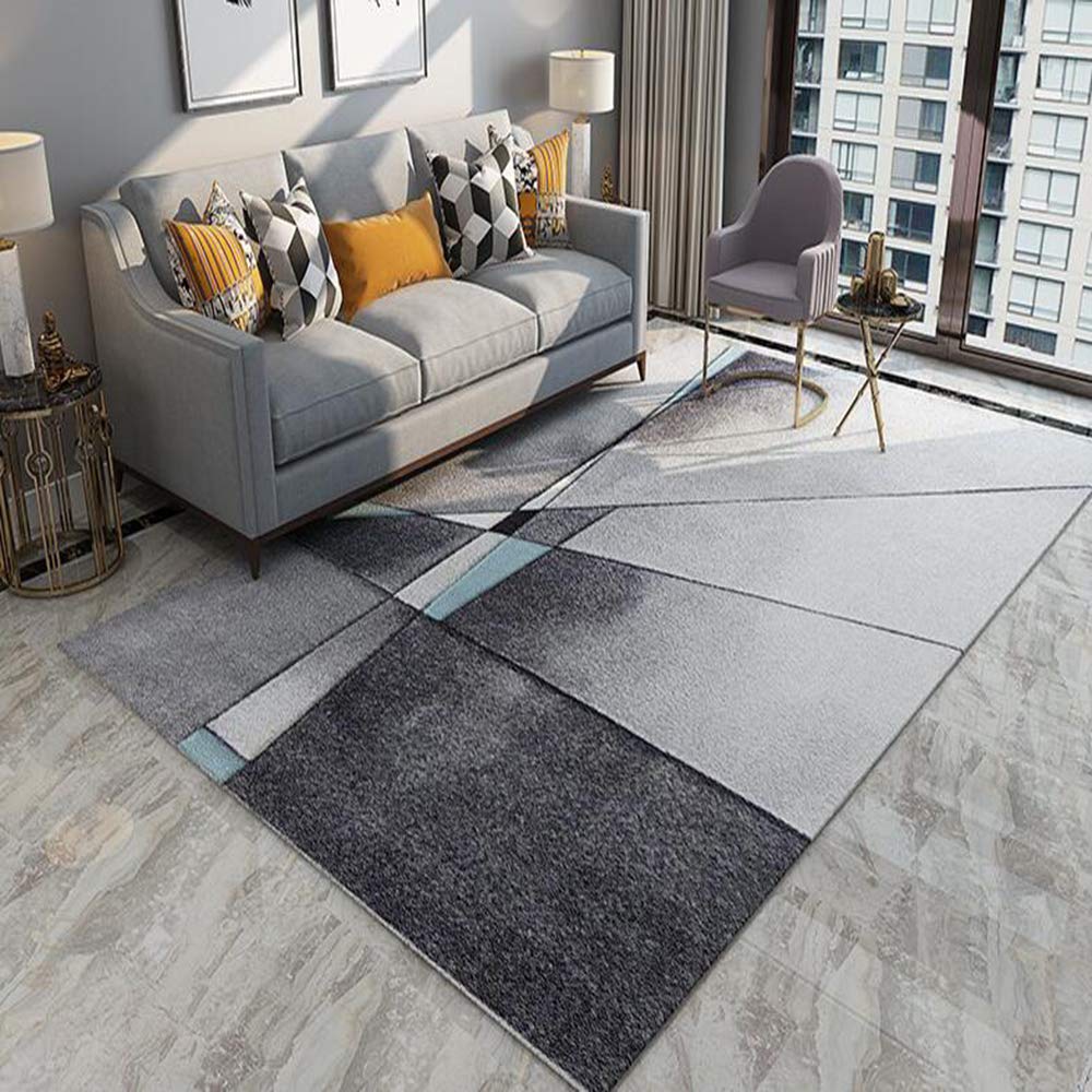 Tapis de salon lavable en machine et résistant décoloration Love Home