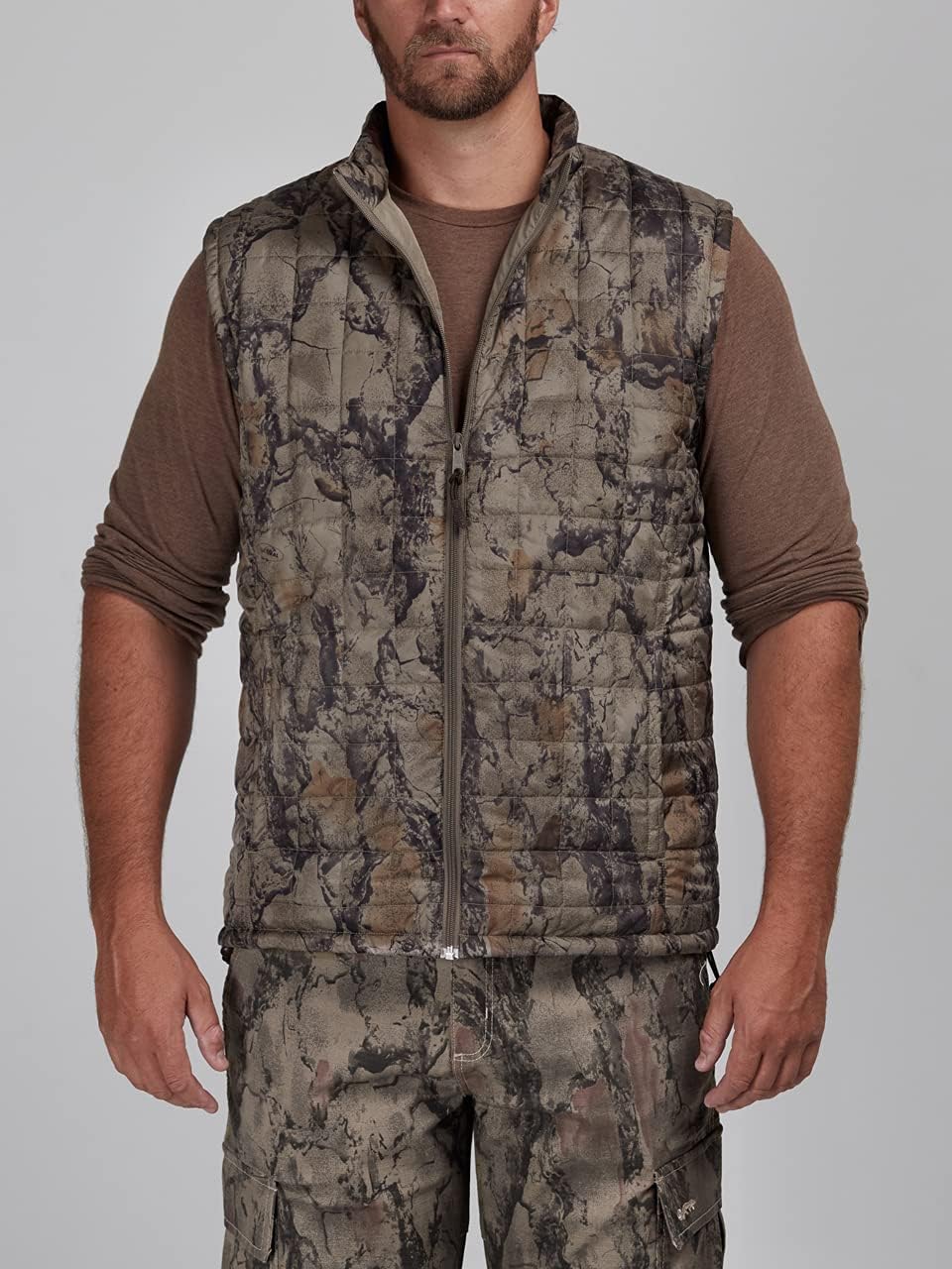 Natural Gear Synthetic Down Vest, Camouflage Hunting Gear for Men