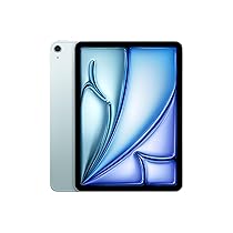 Apple iPad Air 11″ (M2): display Liquid Retina, 256GB, fotocamera frontale orizzontale da 12MP, fotocamera posteriore da 12MP, Wi Fi 6E + 5G con eSIM, autonomia di un giorno intero — Azzurro