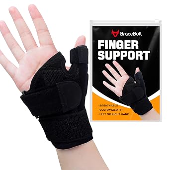 Thumb Brace, Thumb Splint, Thumb Brace Support Right Hand or Left Hand for Arthritis Pain and Support, Adjust-to-Fit Thumb Spica Splint for Pain Relief, Arthritis, Tendonitis, Sprains