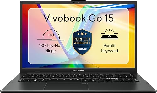 ASUS Vivobook Go 15 (E1504G) Intel N100® 8GB RAM 256GB HDD 15.6 Windows 11 Home Laptop