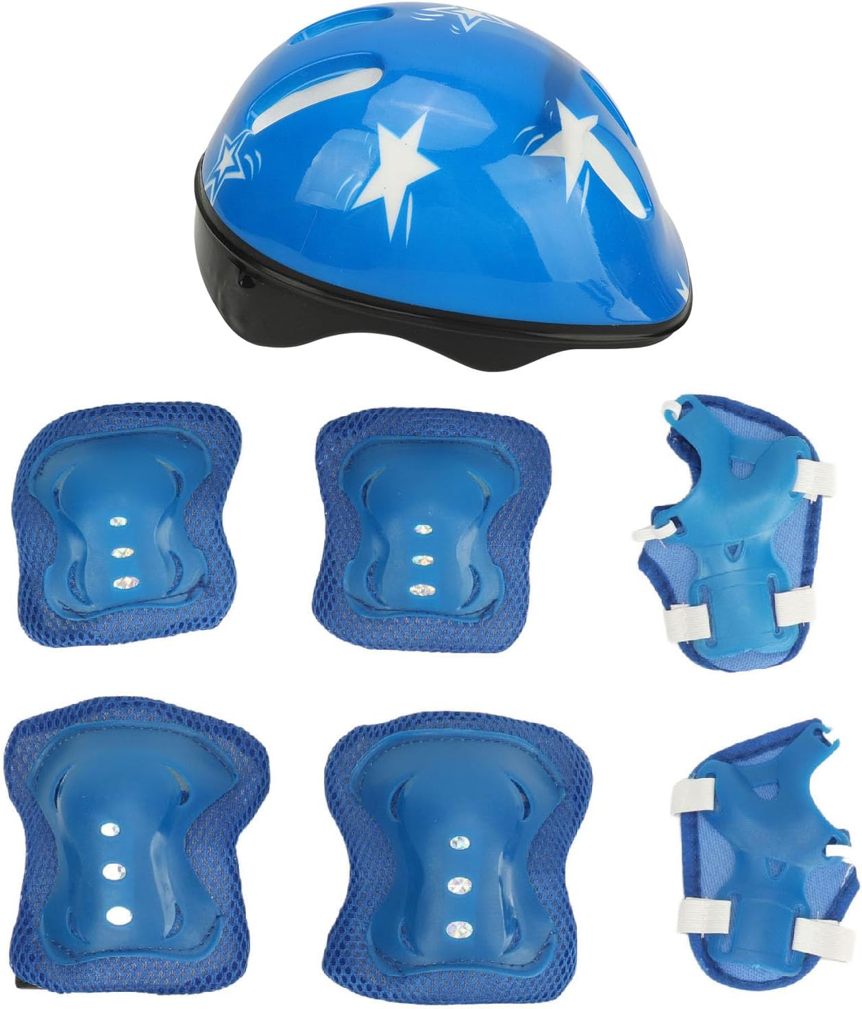 Guantes Bici Niño Set De Protección Para Niños Casco, Rodilleras