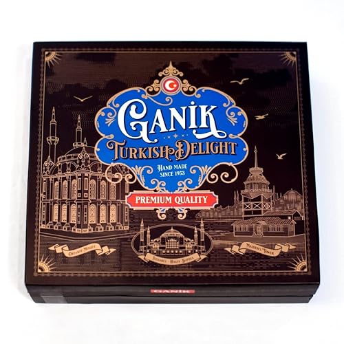 Miniatura 6 de Ganik - Mezcla variada de dedos de delicia turca (granada, naranja, miel, kiwi)  1 libra (16.01 oz)  Un regalo irresistible para tus papilas