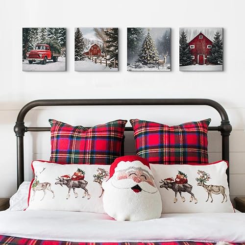 Miniatura 155 de Decoración rústica de cabaña, arte de pared de oso de vida silvestre, bosque, guardería, águila, lobo, alce, ciervo, imágenes para sala de estar,