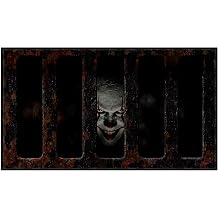 Spooky Halloween Doormat, Horror Movie 3D Halloween Door Mat Rugs Decor Non Slip, Entrance Front Mat Outdoor Rugs Front Porch 16 X 28 Inches