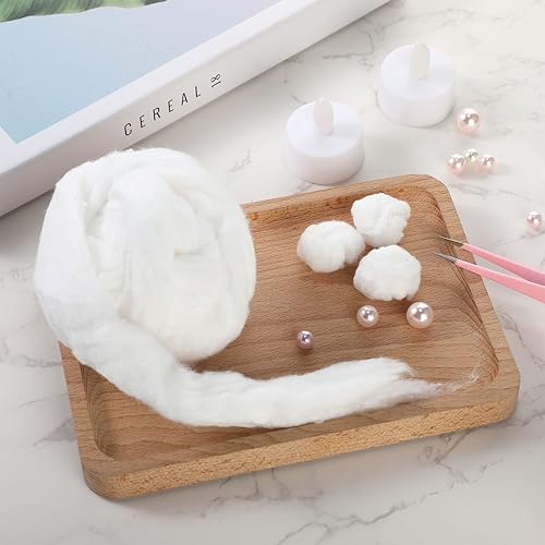 Miniatura 6 de Nuogo Rollo de bobina de algodón para salón, 260 pies, rollo de algodón de 2 libras para limpieza, manicura, cuidado de la piel, salón de belleza,