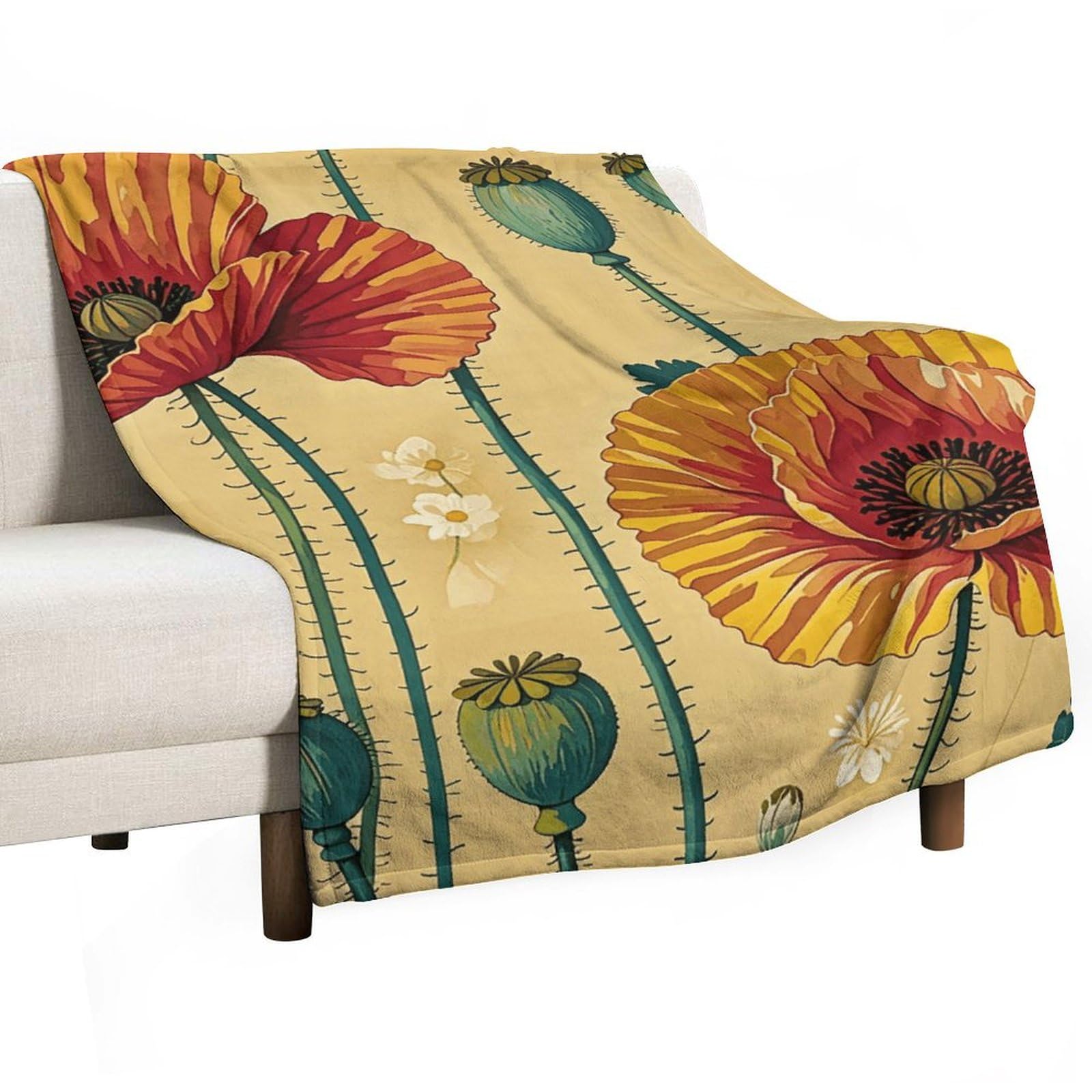 Couverture douce antistatique et légère en flanelle thermique 168x228 cm