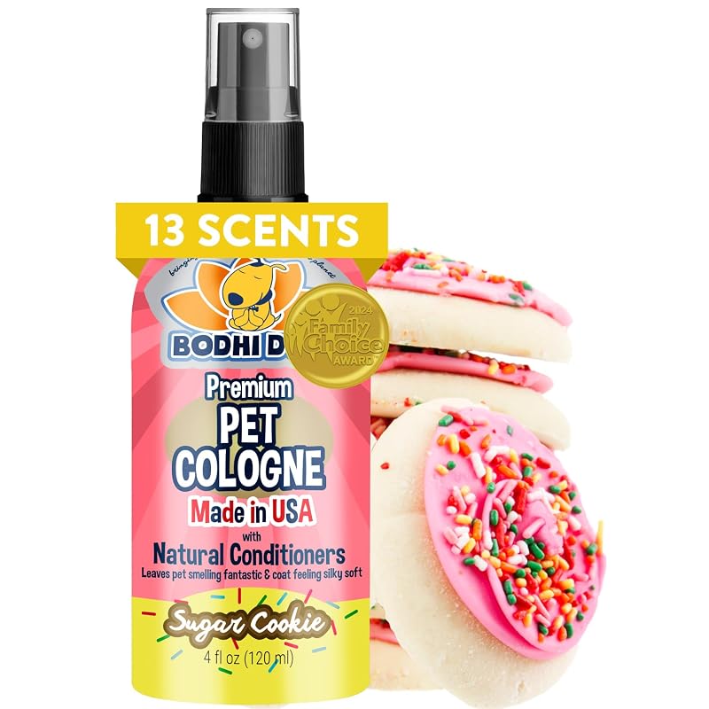 Colônia para Cães e Gatos com Fragrância Sugar Cookie Bodhi Dog, 120 mL