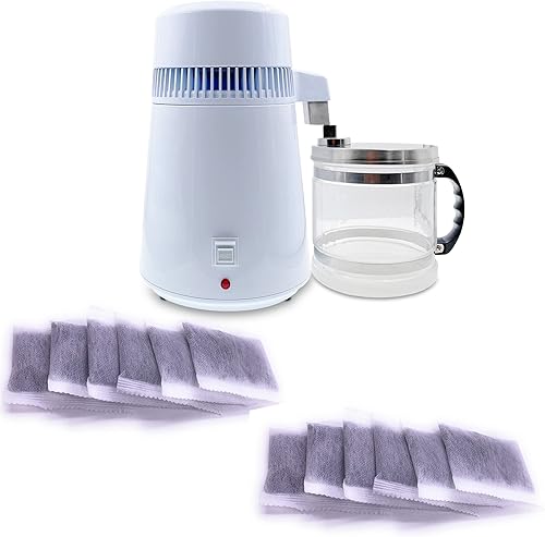 Miniatura 9 de Xcivi Filtros destiladores de carbón activado de repuesto compatibles con Megahome y otros destiladores de agua de encimera (36)