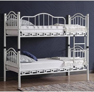 Belinay Ayr labilir Estetik Metal Ranza Beyaz 90X190 Cm