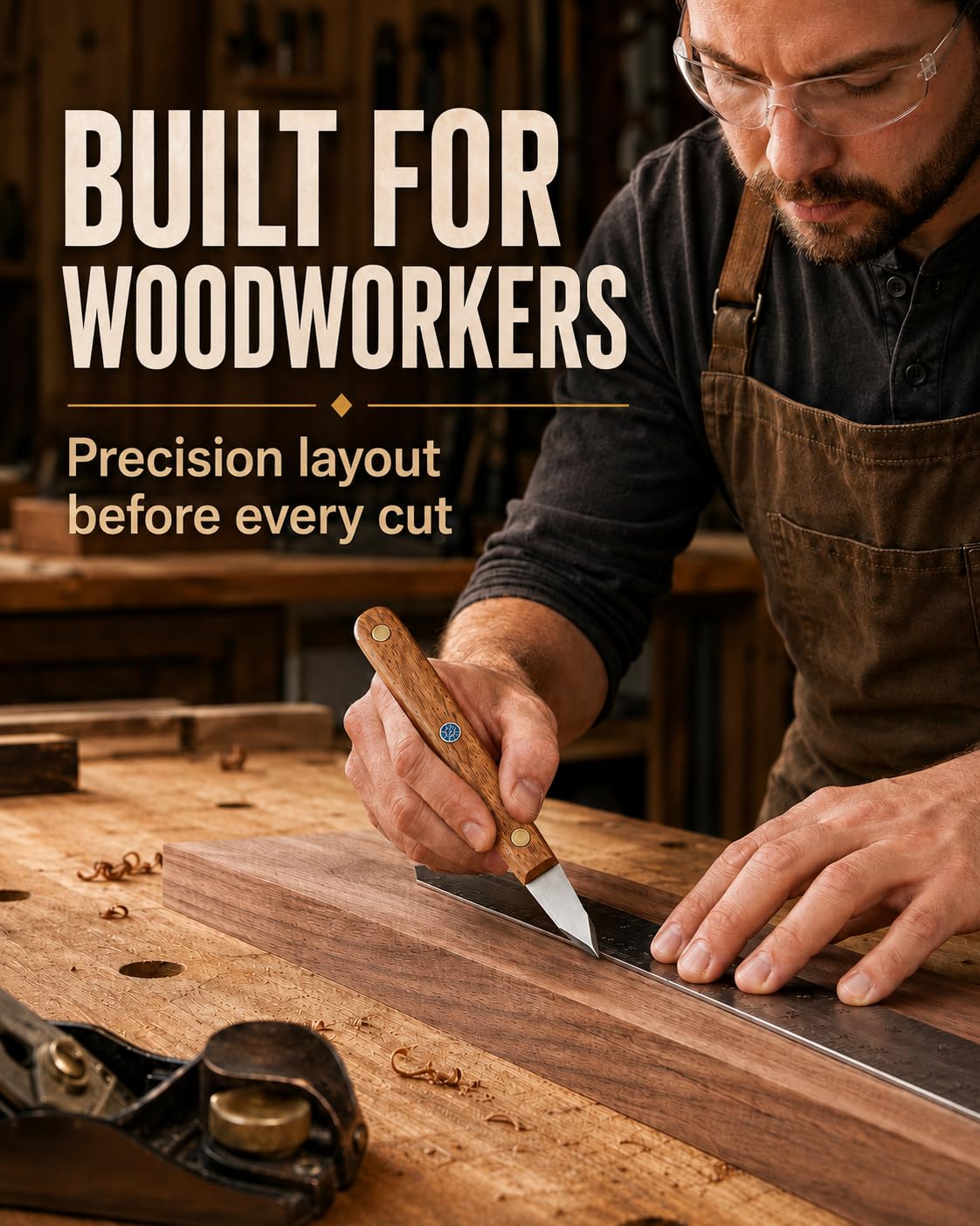 Marking Knife for Woodworking, Wood Marking Knife with High Carbon Steel — Amazon image 2