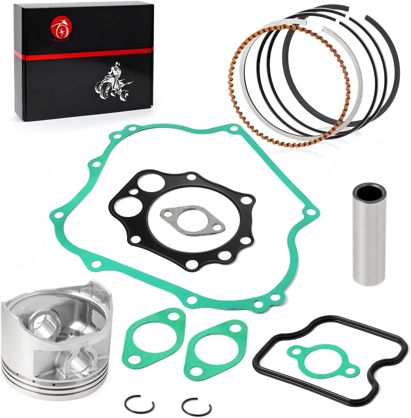 Top End Rebuild Kit Piston Ring Gasket Seal For Club Car