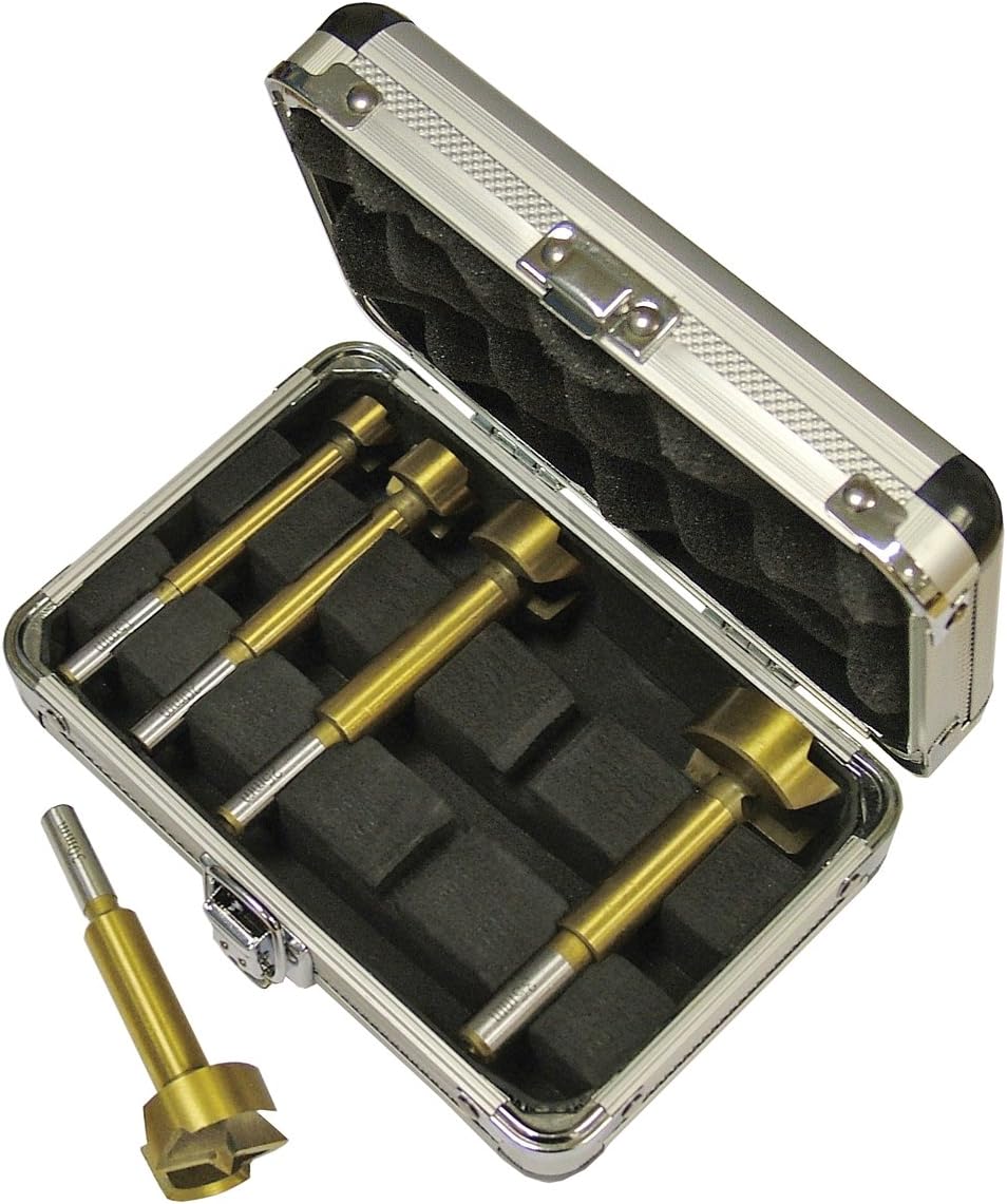 Faithfull Forstner Bit Set in Aluminium Case (5 Pieces)