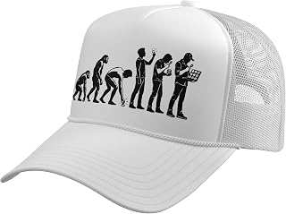 Evolution Coin Collector Numismatics Coin Collecting Trucker Hat with Adjustable Mesh Back