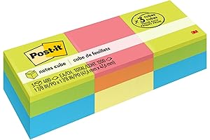 America's Favorite Post-It Cubes 2x2 in Sticky Notes